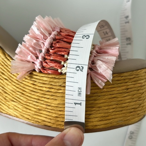 NWOB DIBA True Muddie Water Platform Raffia Sandals Size 9 - Picture 13 of 16